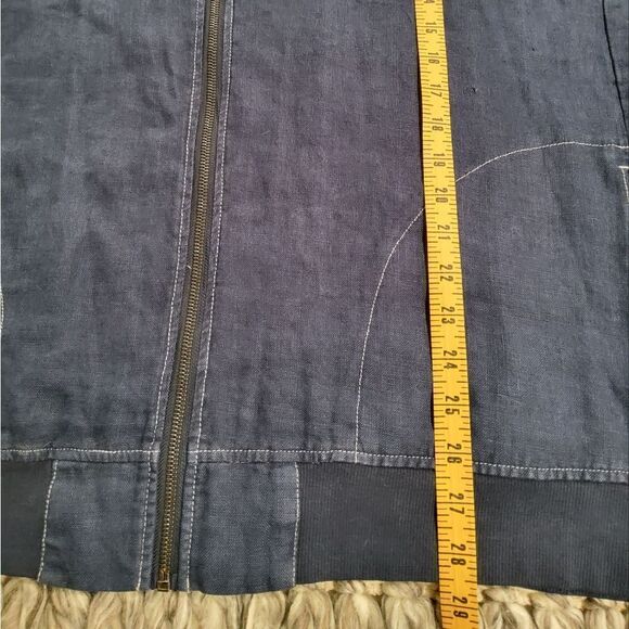Raffi Linen Bomber Jacket Size XXL - Picture 8 of 9